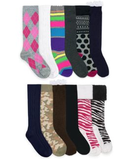Jefferies Socks Wholesale Girls Knee High Socks Assortment