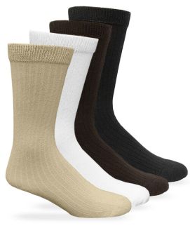 Carolina Ultimate Mens Wholesale Non-Binding Ribbed Crew Socks 2 Pair Pack