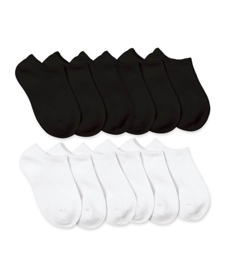 Jefferies Socks Girls and Boys Seamless Smooth Toe Capri Liner Socks 6 ...