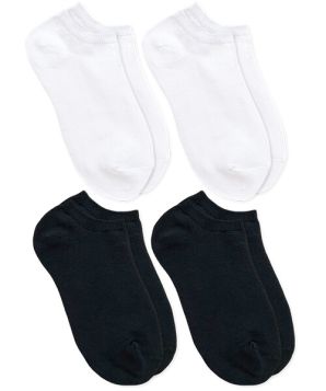 Jefferies Socks Wholesale Kids School Uniform Bamboo Low Cut Liner Sport Socks 2 Pair Pack