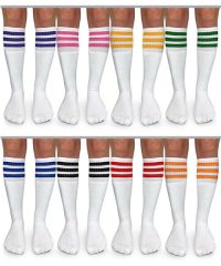 Jefferies Socks Wholesale Stripe Knee High Tube Socks 1Pair