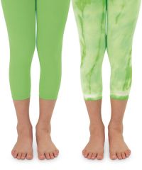 Jefferies Socks Neon Tie Dye Capri 2 Pair Pack