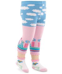 Jefferies Socks Girls Paint Splash Fashion Capri Tights 1 Pair