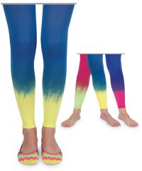 Jefferies Socks Wholesale Girls Dip Dye Footless Tights 1 Pair