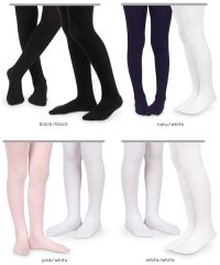 Jefferies Socks Girls Smooth Microfiber Tights 2 Pair Pack
