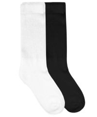 Jefferies Socks Womens and Mens Non-Binding Crew Socks 2 Pair Pack