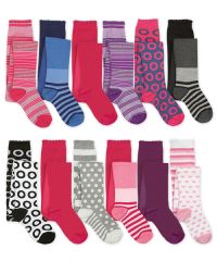 Jefferies Socks Wholesale Pattern and Solid Footed Tights Assortment