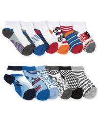 Jefferies Socks Wholesale Boy's Low Cut Assortment Socks