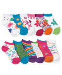 Jefferies Socks Wholesale Girl's Low Cut Assortment