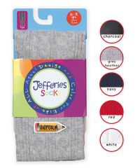 Jefferies Socks Girls School Uniform Cable Tights 1 Pair