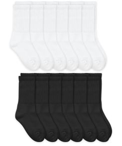 Top Flite Sport Crew Socks 6 Pair Pack