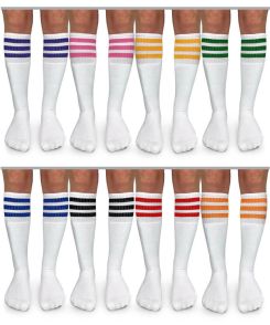 Jefferies Socks Stripe Knee High Tube Sock Assortment