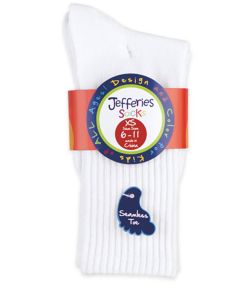 Jefferies Socks Smooth Toe Sport Crew Non-Cushion Socks 3 Pair Pack
