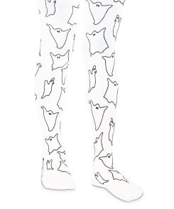 Jefferies Socks Halloween Ghost Tights 1 Pair