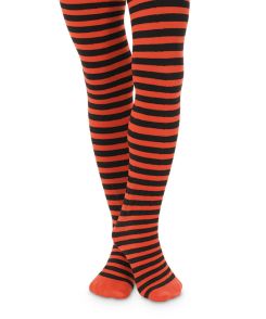 Jefferies Socks Halloween Stripe Tights 1 Pair