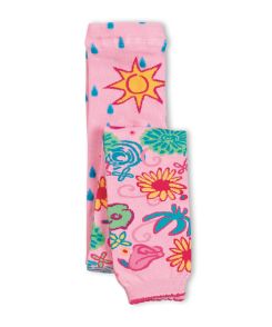 Jefferies Socks Showers Bring Flowers Crop Tights 1 Pair