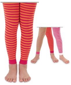 Jefferies Socks Stripe Footless Tights 1 Pair