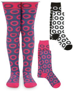 Jefferies Socks Circle Dot Tights 1 Pair
