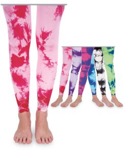 Jefferies Socks Lace Tie Dye Footless Tights 1 Pair
