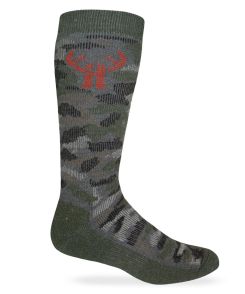 Huntworth Camo Merino Wool Blend Boot Socks 2 Pair Pack
