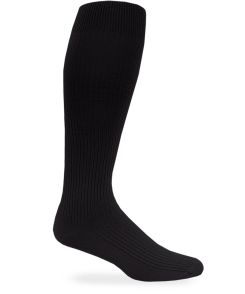 Jefferies Socks Microfiber Rib Over the Calf Dress Socks 2 Pair Pack