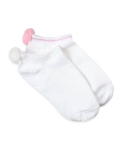 Jefferies Socks Smooth Toe Pom Pom Low Cut Socks 1 Pair