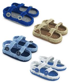 Jefferies Socks Sandal Crochet Bootie 1 Pair