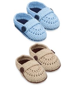Jefferies Socks Mocs Crochet Bootie 1 Pair