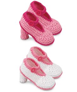 Jefferies Socks High Heel Crochet Bootie 1 Pair