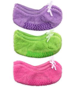 Jefferies Socks Fuzzy Footie Slipper Socks 2 Pair Pack