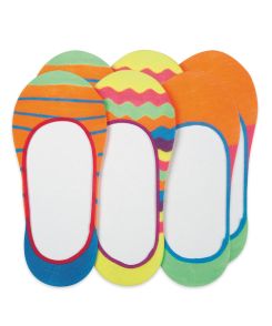 Jefferies Socks Silly Stripe Footie Socks 3 Pair Pack