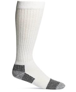 Carolina Ultimate Tall Cotton Ribbed Mid Calf Work Boot Socks 2 Pair Pack