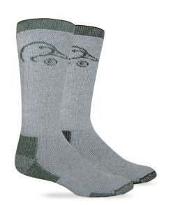 Ducks Unlimited Merino Wool Cushion Crew Boot Socks 2 Pair Pack