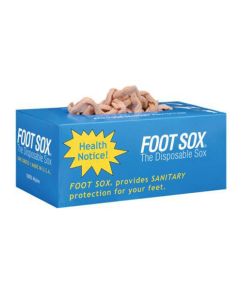 Foot Sox Sheer Footie Tall Try On Disposable Socks 144 Pieces Per Box