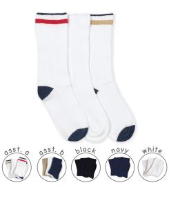 Jefferies Socks Smooth Toe Casual Crew Socks 3 Pair Pack