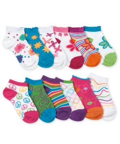 Jefferies Socks Girls Low Cut Socks Assortment