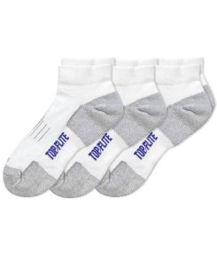 Top Flite Smooth Toe Coolmax Low Cut Sport Socks 3 Pair Pack