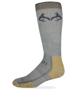 Realtree 80% Merino Wool Uplander Crew Boot Socks 1 Pair