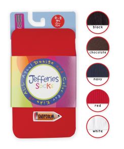 Jefferies Socks School Uniform Microfiber Tights 1 Pair
