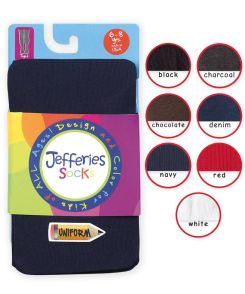 Jefferies Socks School Uniform Pima Cotton Tights 1 Pair