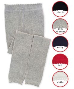 Jefferies Socks School Uniform Scalloped Pima Cotton Footless Tights 1 Pair